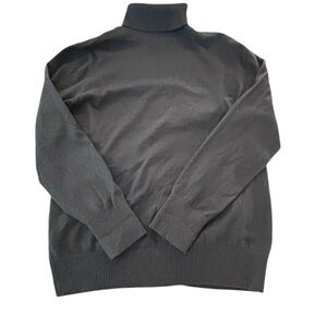 L.L. Bean Black Turtle Neck Sweater Women’s XL Classic Pullover